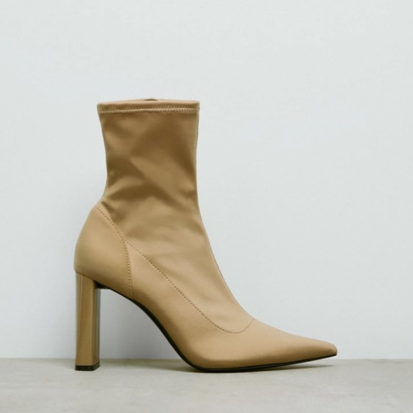 Zara Stretch Fabric Boot - Picture 2 of 11